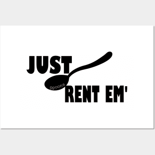 rent em spoons Posters and Art